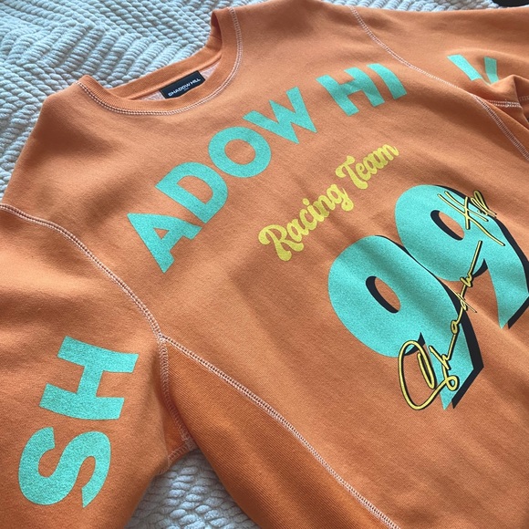 SHADOW HILL ICY PEACH RACING CREWNECK - Picture 1 of 5